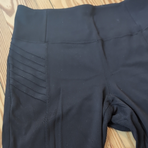 Athleta Black Delancey Moto Leggings - Picture 3 of 5